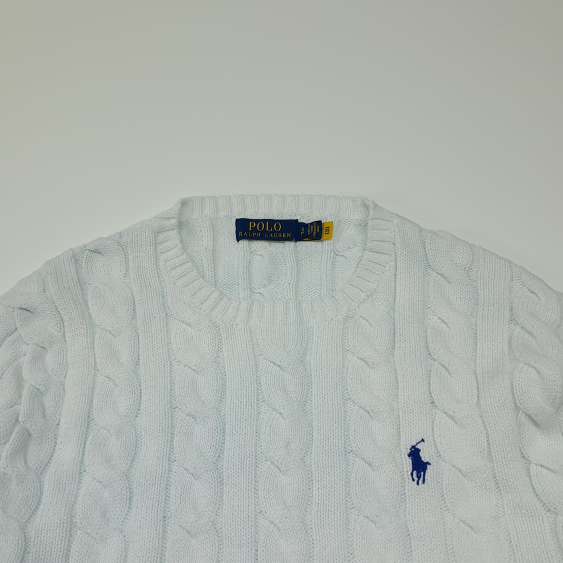 CL196 S 폴로 케이블 코튼 니트 상품이미지2