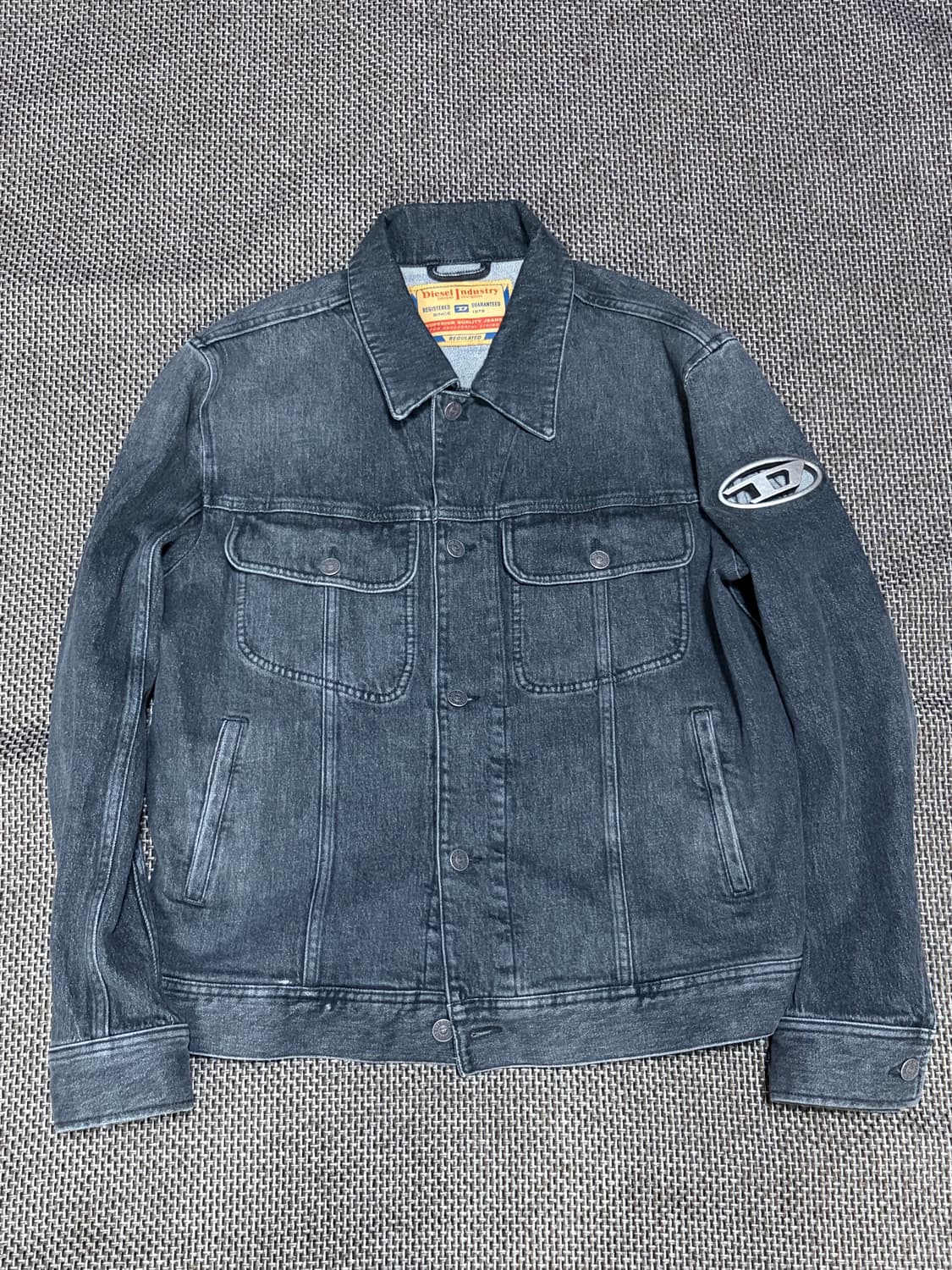 디젤 D-바르시 흑청 자켓 상품이미지5