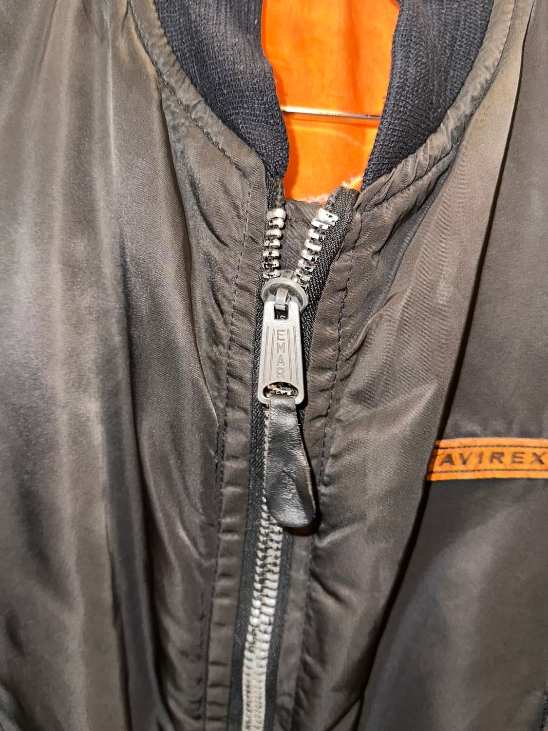 Avirex back logo Ma-1 flight bomber JK 상품이미지7