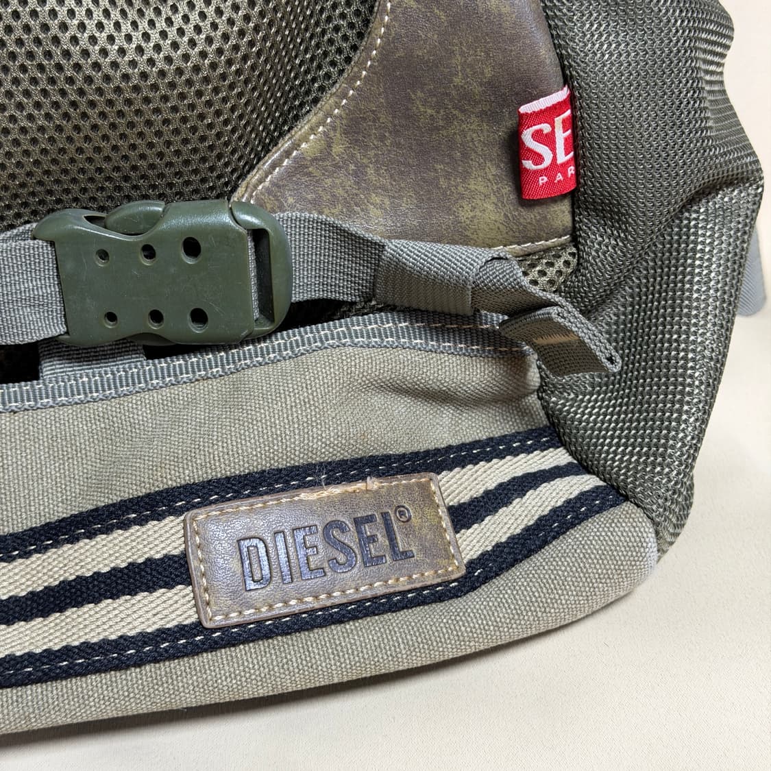 디젤 캔버스 밀리터리 백팩 상품이미지8
