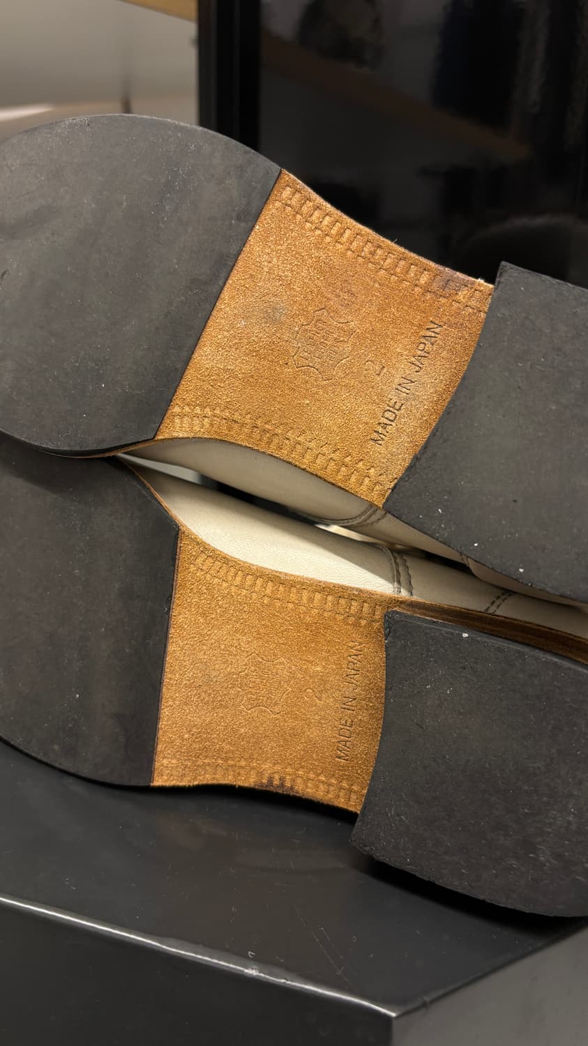 Y’S ivory lace-up strap boots 상품이미지7