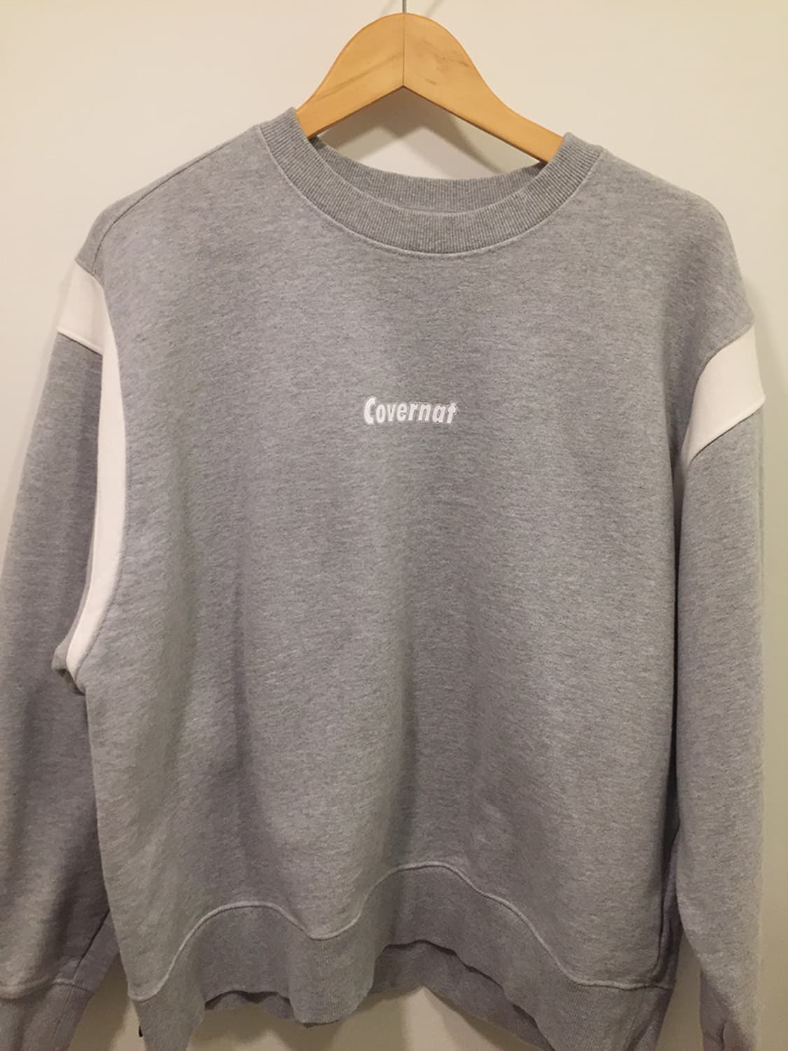 공용 커버낫 배색 스웻맨투맨 100 상품이미지2