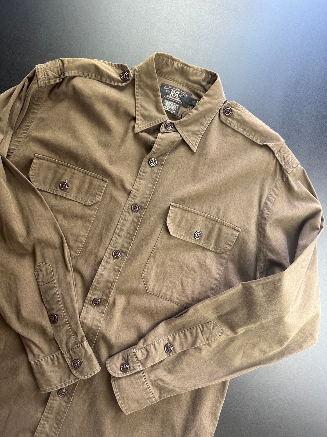 90‘s RRL military shirts 상품이미지1