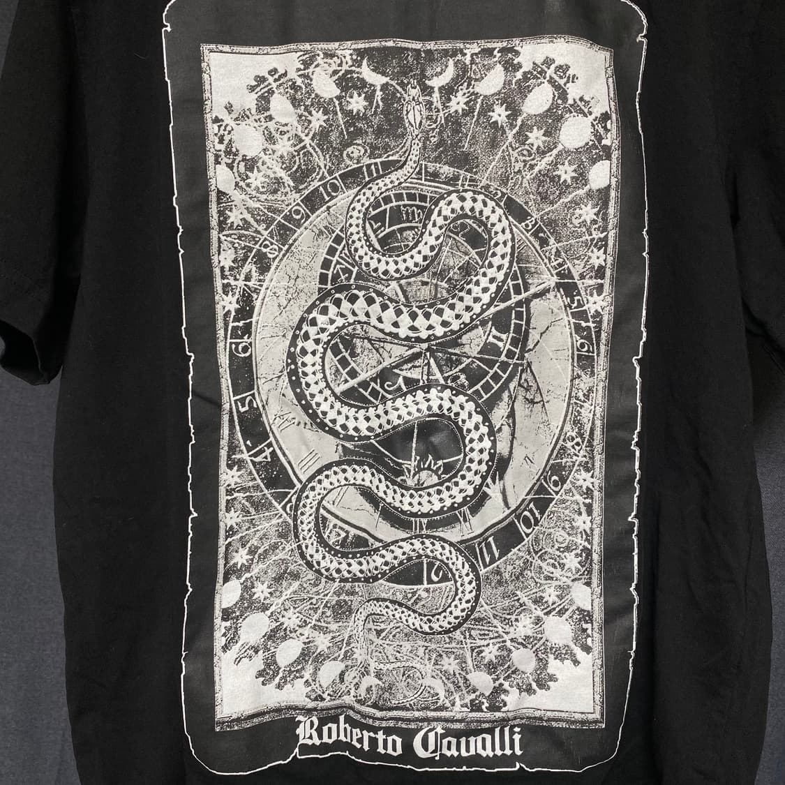 Roberto Cavalli 그래픽 티셔츠 블랙 M 상품이미지2