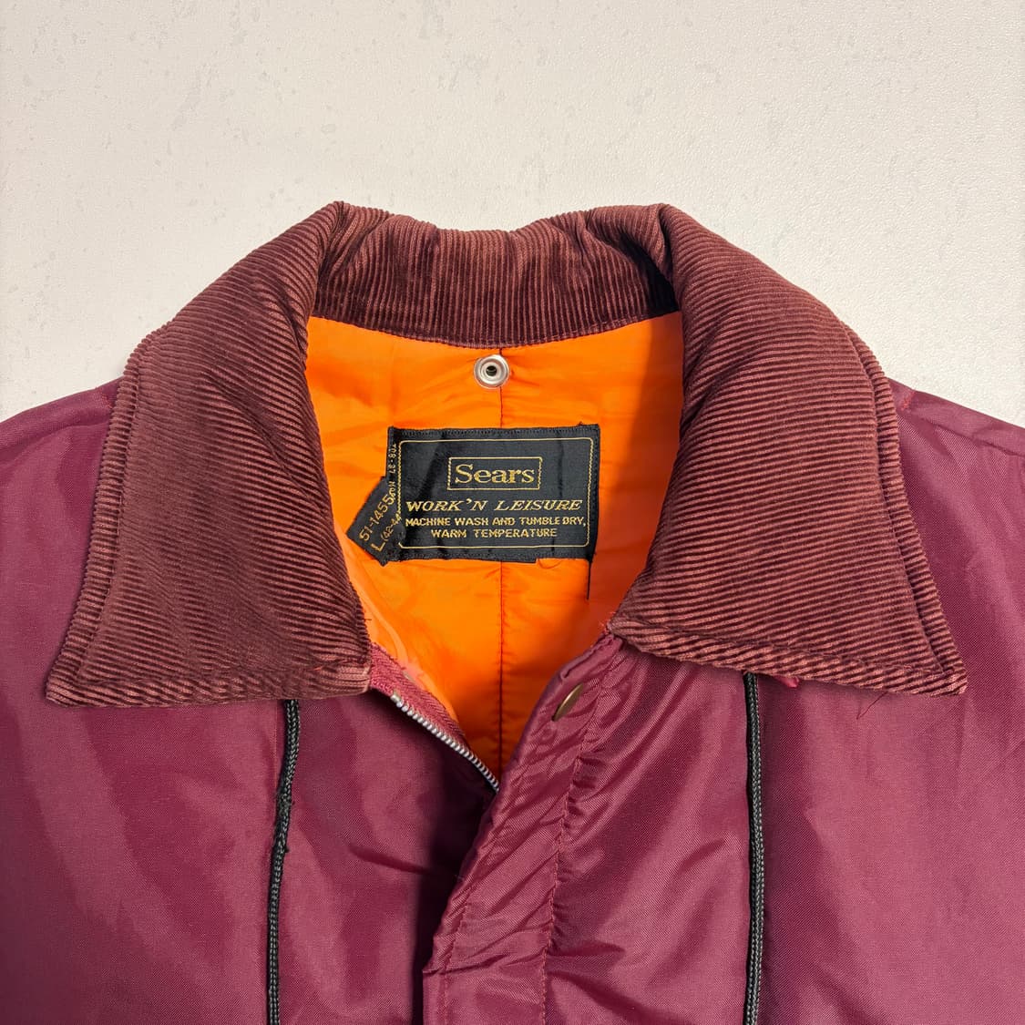 80s Sears 나일론 헌팅 자켓 상품이미지4