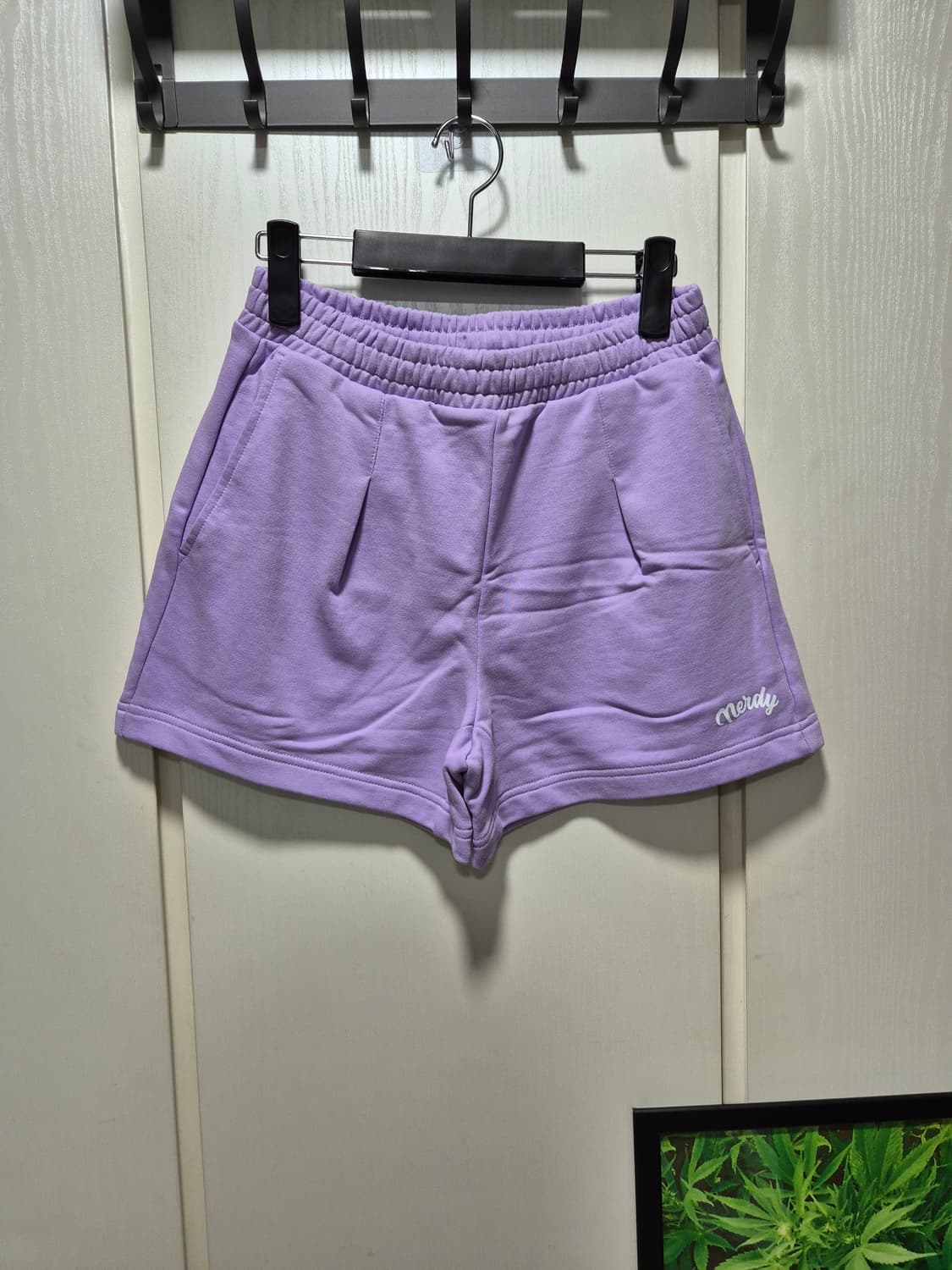 (타임세일)(새상품)널디 NERDY 퍼플 반팔 티셔츠 반바지 세트 상품이미지8