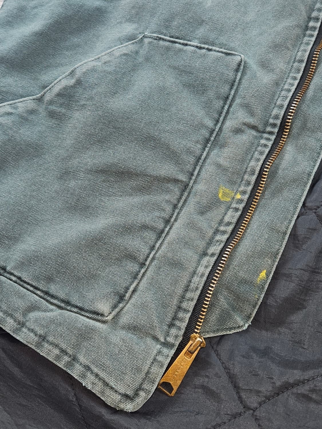 90's USA 칼하트 V02 덕 캔버스 워크 베스트 (L)/ 10830 상품이미지9