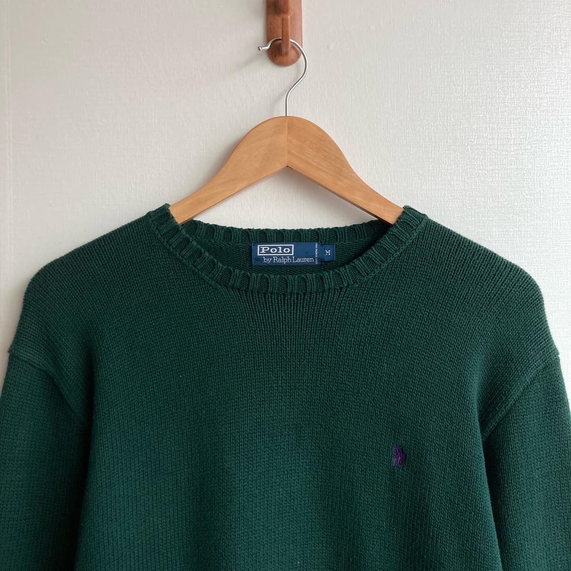 폴로 녹색 니트 M 상품이미지1