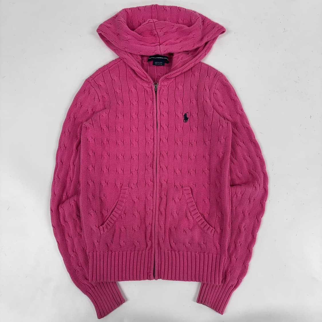 폴로 니트 후드집업 상품이미지4