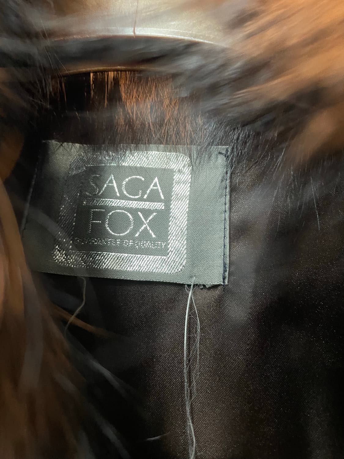 사가폭스 혼합 브라운 퍼 자켓 H1890 상품이미지8