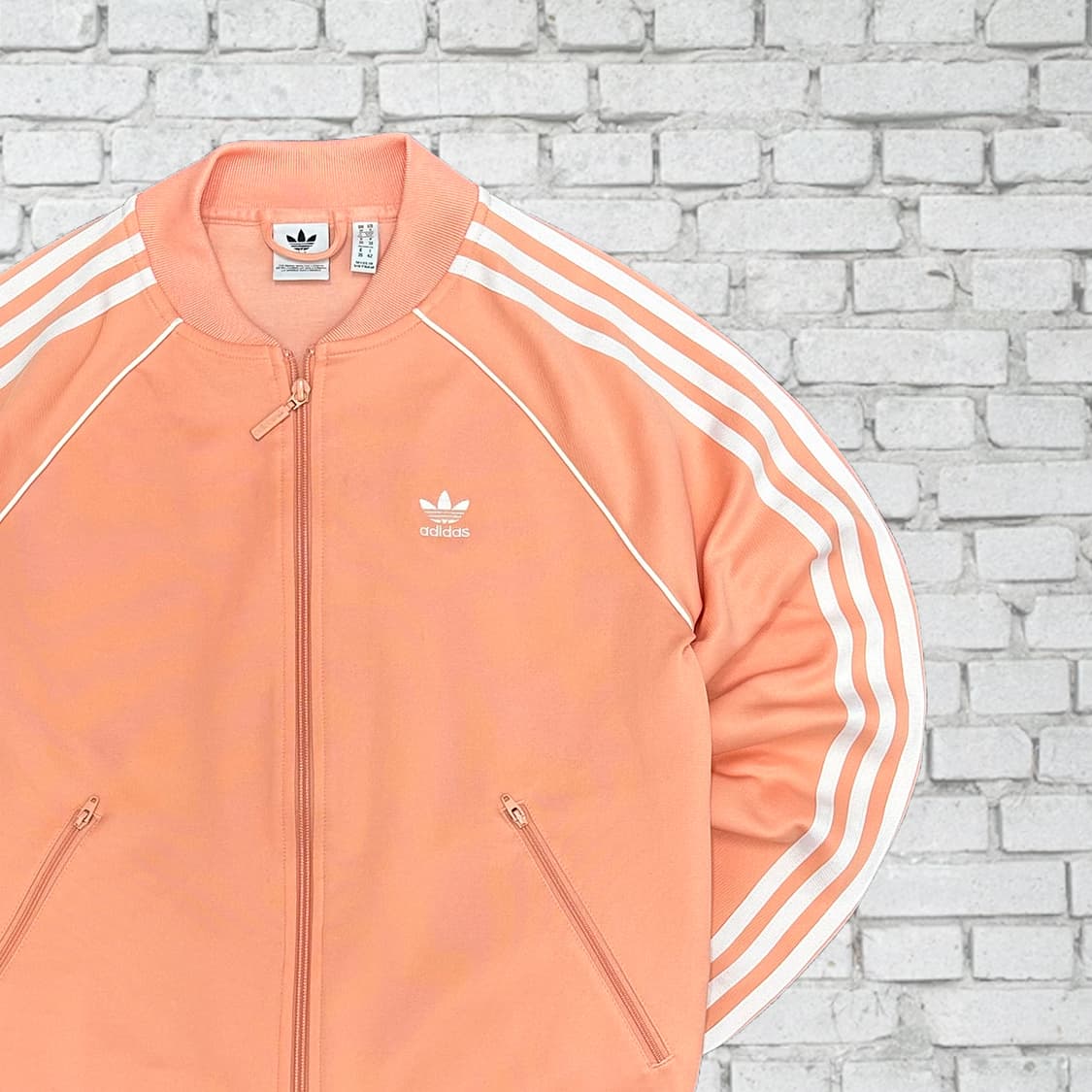 아디다스 신형 슈퍼스타 빈티지 핑크 져지 S(우먼L) 상품이미지1