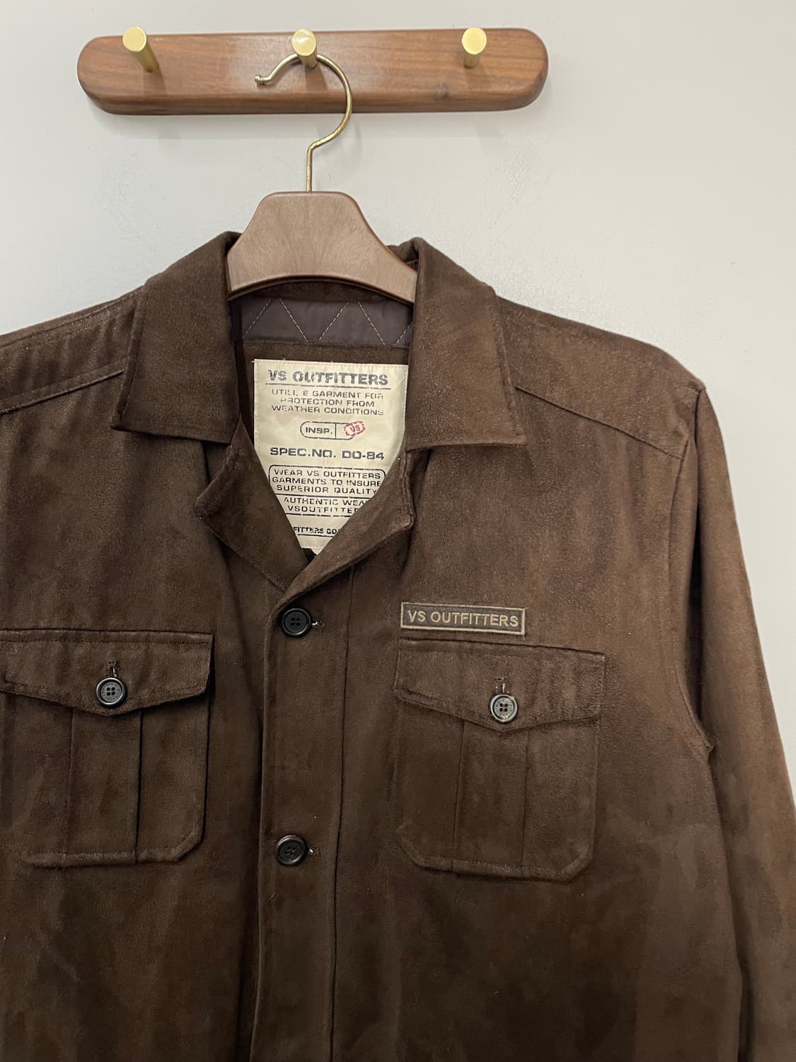 VS 빈티지 스웨이드 브라운 자켓 H2241 상품이미지3