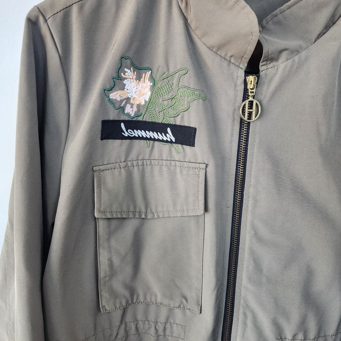 hummel 카키색 롱 야상 점퍼 상품이미지3