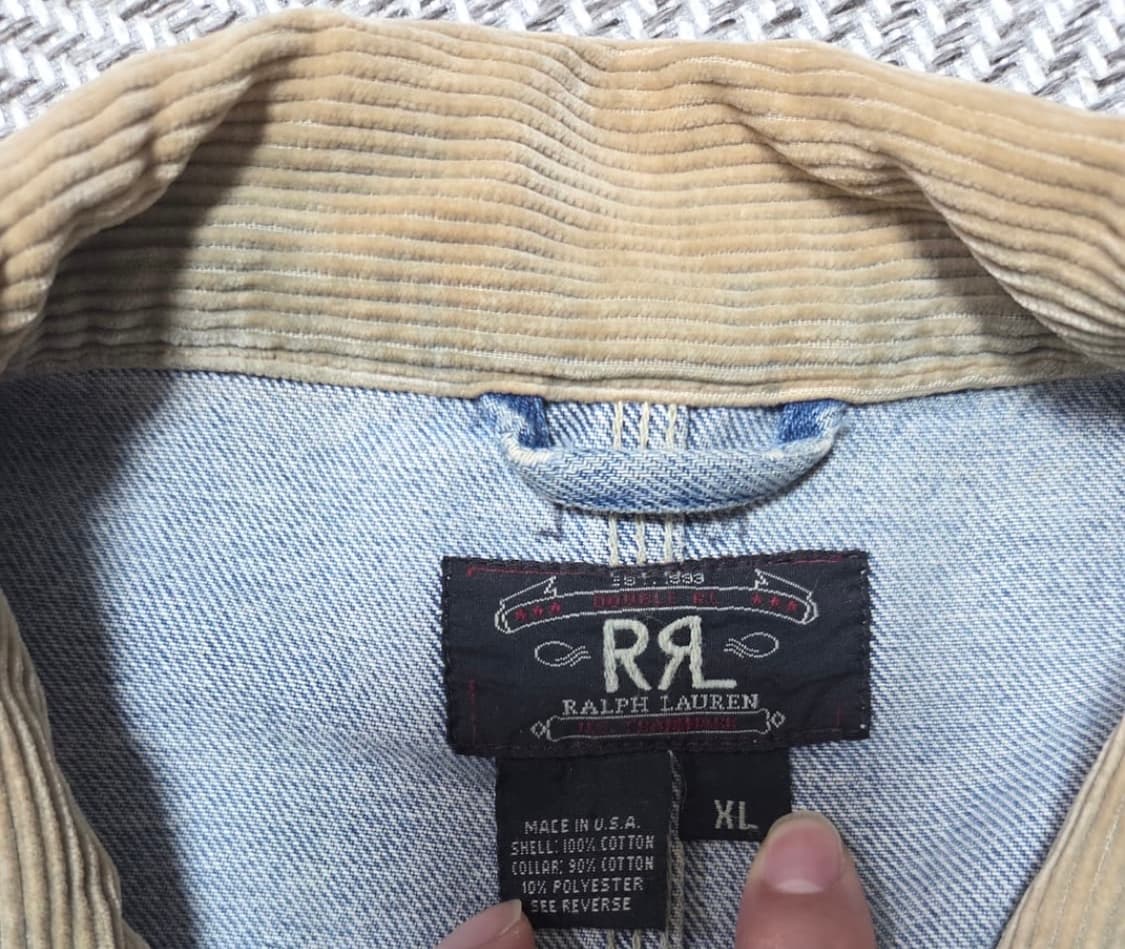 RRL 90s 덩가리 데님자켓 상품이미지3