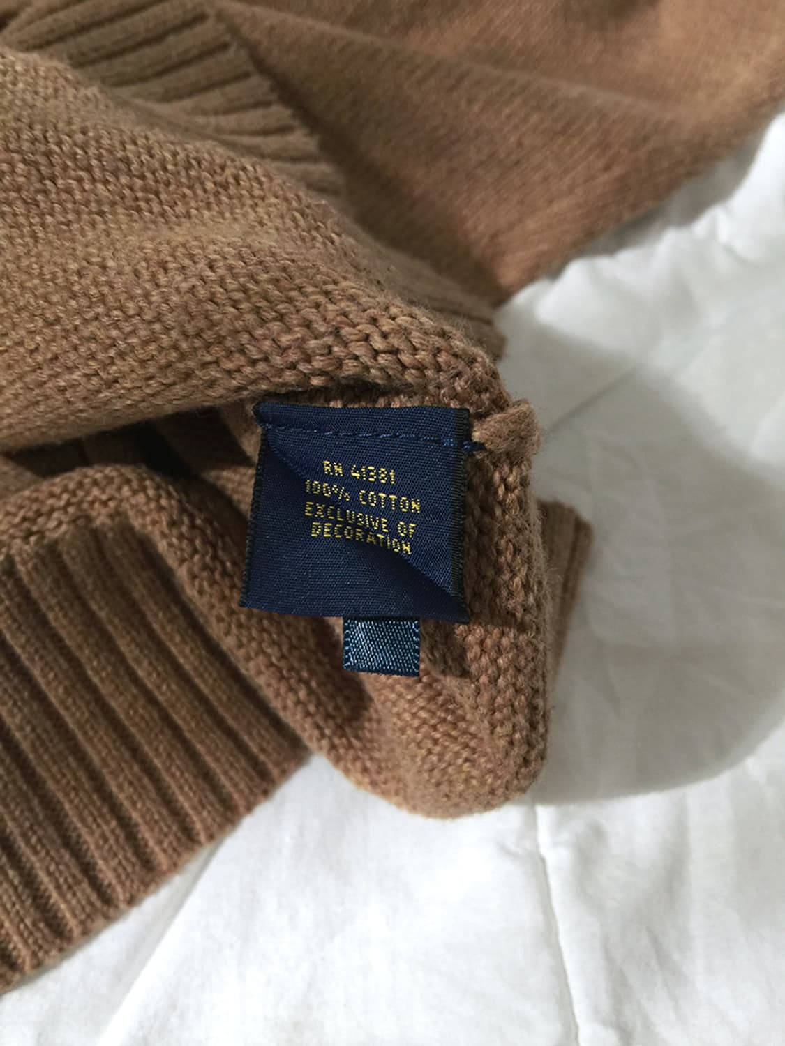 (MAN) 폴로랄프로렌 반집업 니트스웨터 XL 상품이미지4