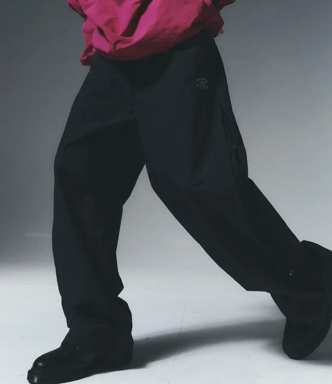 트래블 워크샵 사이드 스냅 팬츠 블랙 상품이미지1