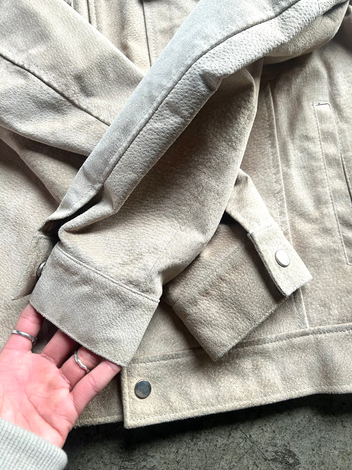 Pig Suede Trucker Jacket 상품이미지4