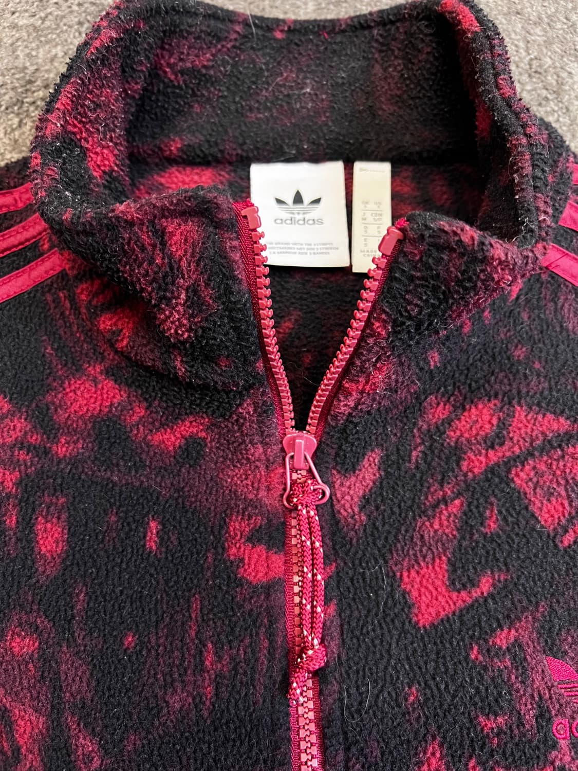 아디다스 플리스 집업 자켓 상품이미지4