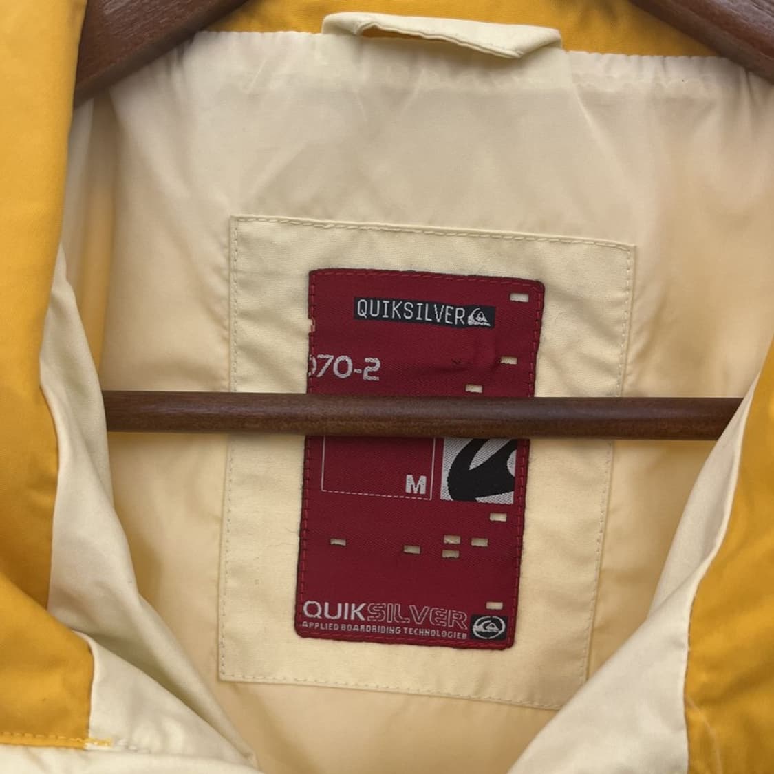 퀵실버 올드스쿨 빈티지 레트로 배색 바람막이 자켓 105 C10222 상품이미지5