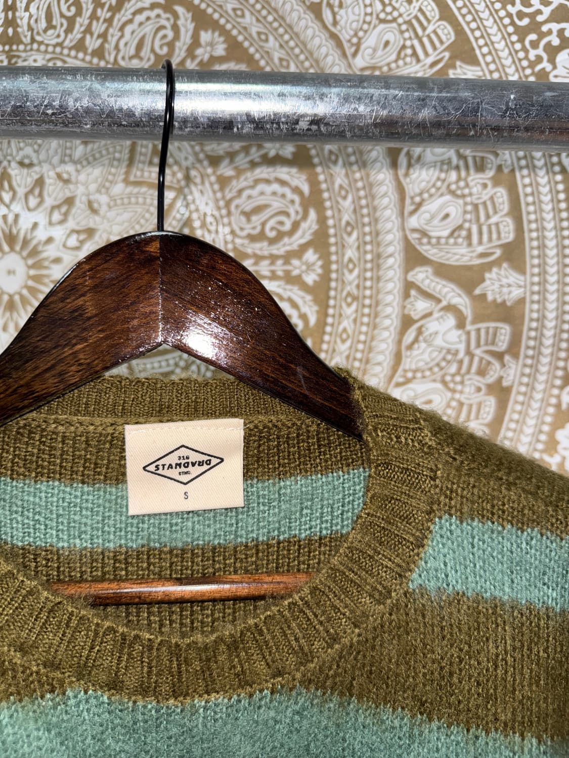 빈티지 스트라이프 울 니트 상품이미지5