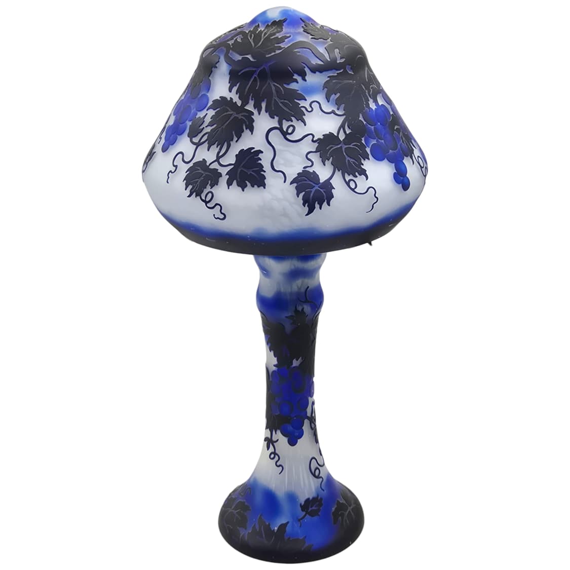 80s 엔틱 불투명 포도 나무 머쉬룸 스탠드 램프 상품이미지3