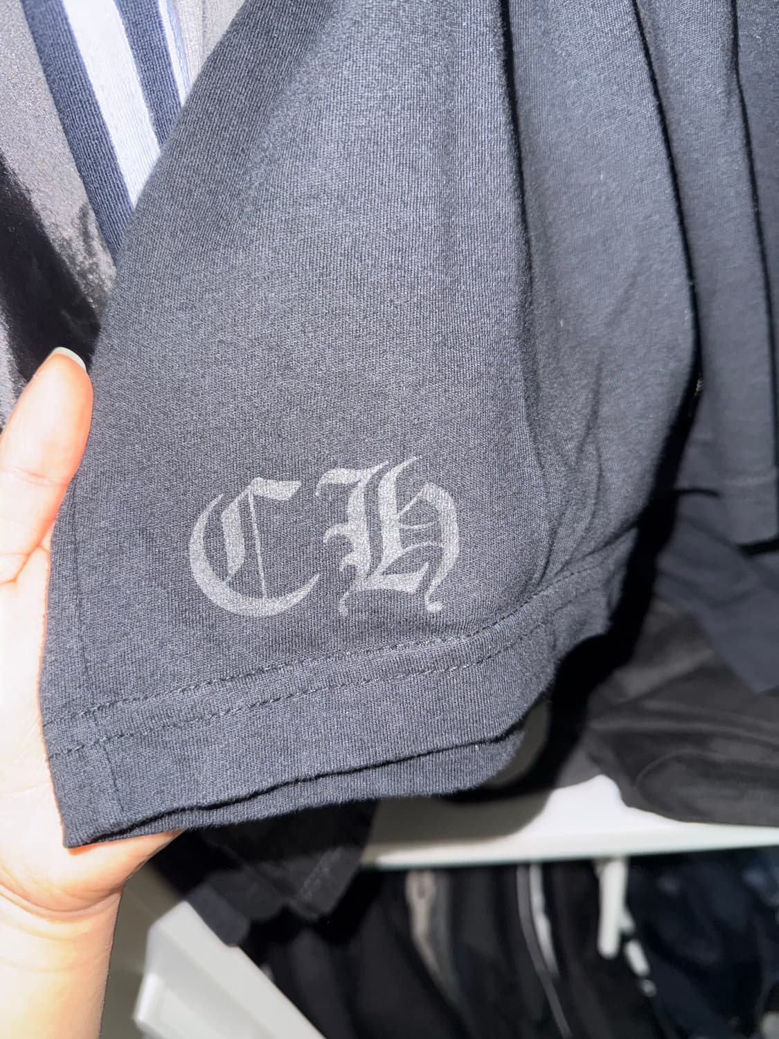 [M] 크롬하츠 롱슬리브 블랙 상품이미지3