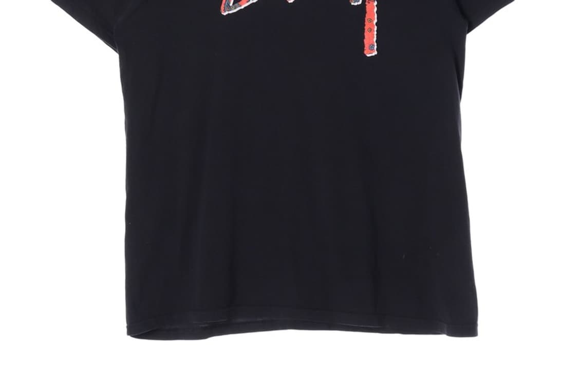 스투시 페이즐리 스탁 로고 블랙 반팔 티셔츠 L 상품이미지4