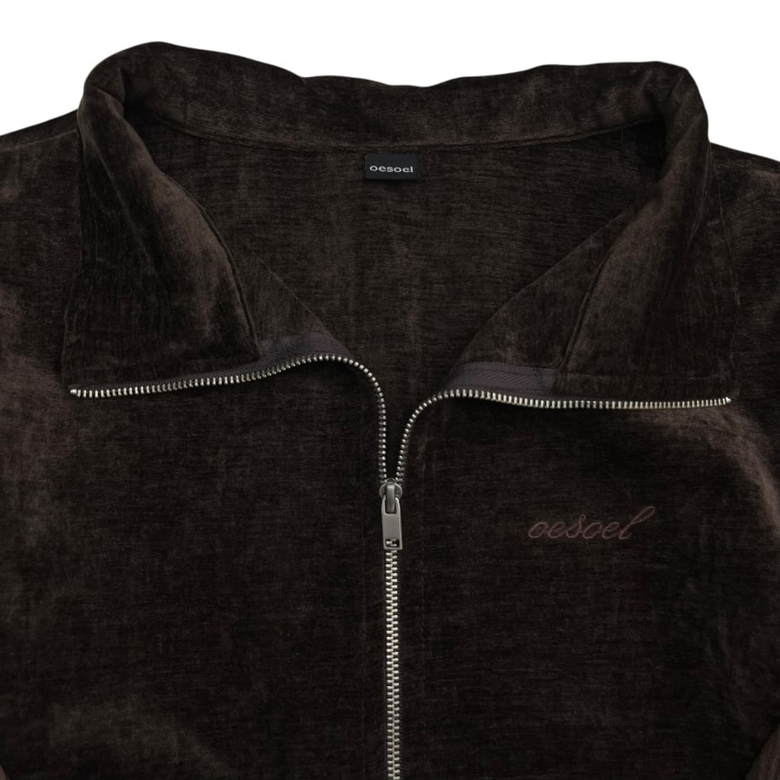 오이소엘 브라운 벨벳집업 1 상품이미지4