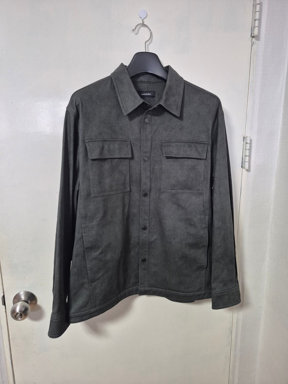 커스텀멜로우 Dark Grey Trucker Shirt 셔츠 자켓 상품이미지3