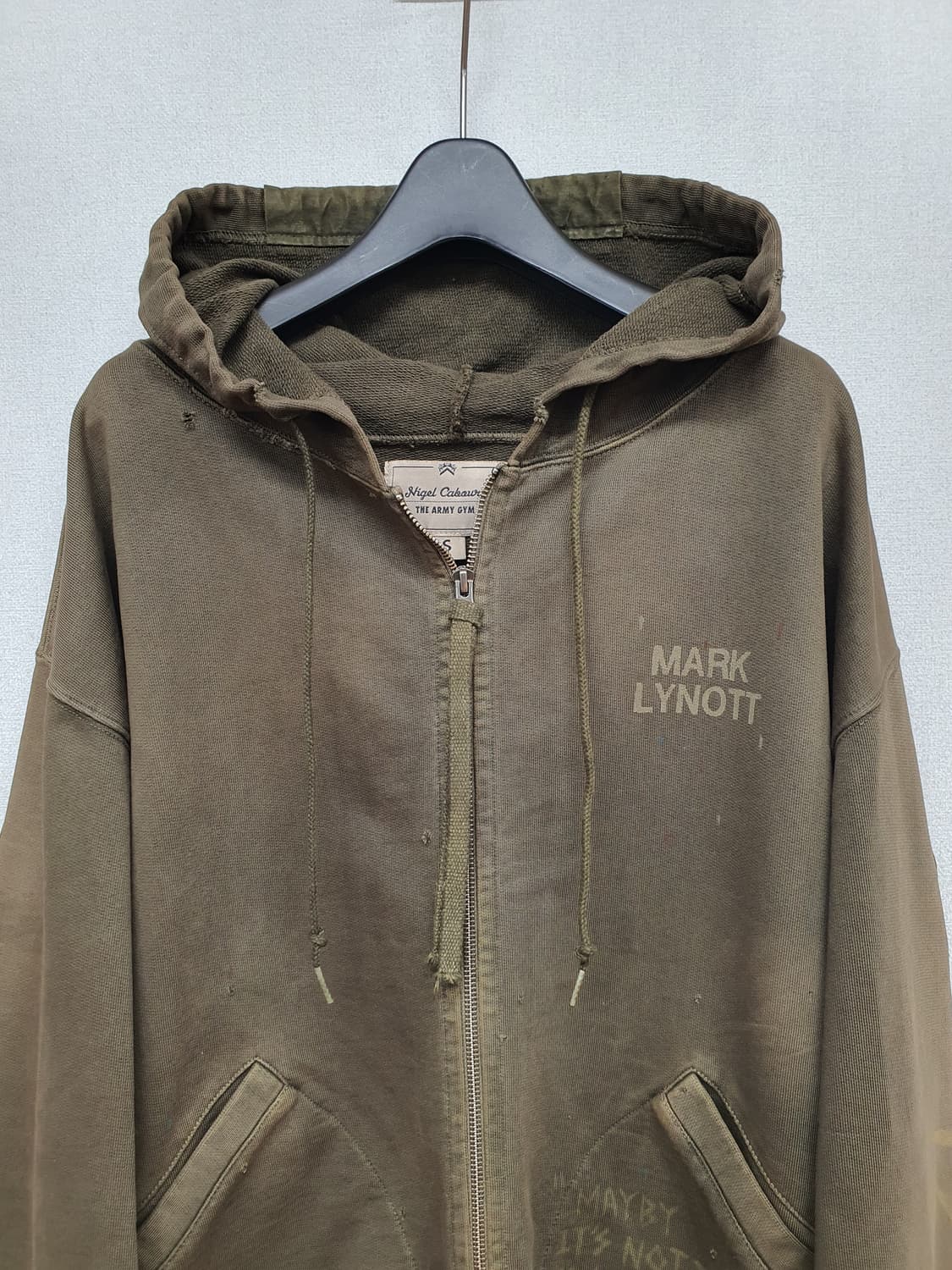 나이젤카본 후드집업 빈티지 커스텀 [ 밀리터리/Rock테이스트] 상품이미지3