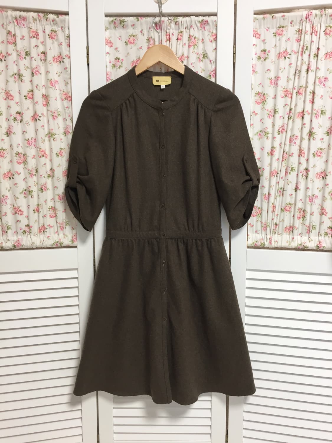 빈티지 모리걸 다크초코 원피스 상품이미지1