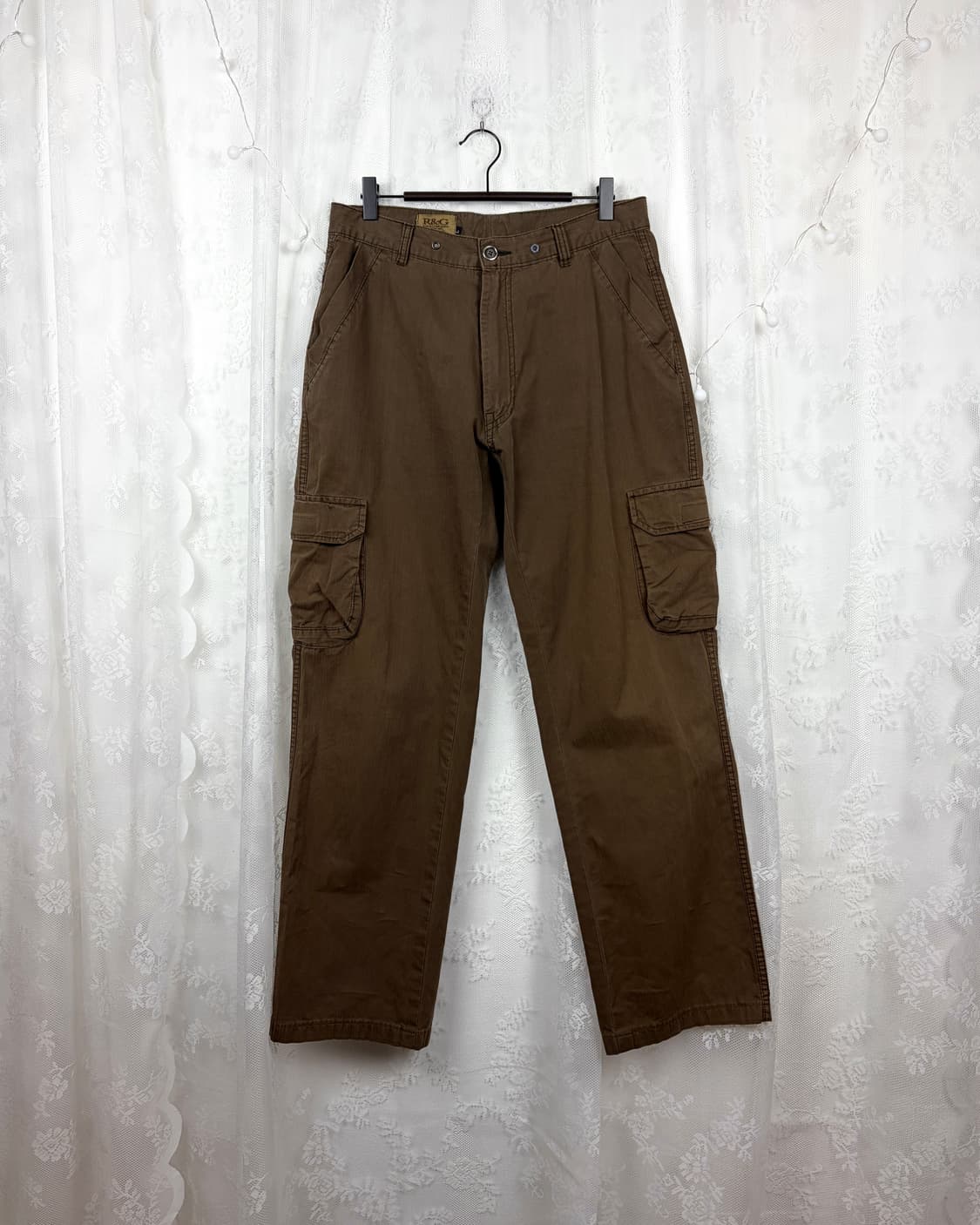 Brown Cargo Straight Pants 상품이미지1