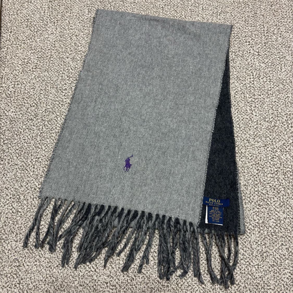 [택포,울50] 폴로 랄프로렌 투웨이 이태리 머플러 목도리 [A+] 상품이미지1