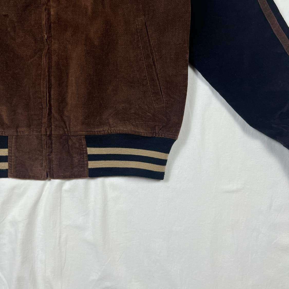 90‘s 행텐 hangten 로고 코듀로이 트랙자켓 상품이미지5