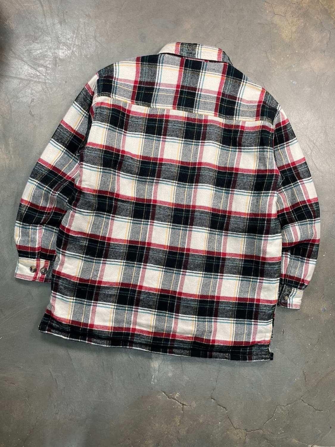 빈티지  플란넬 체크 셔츠 자켓 상품이미지5