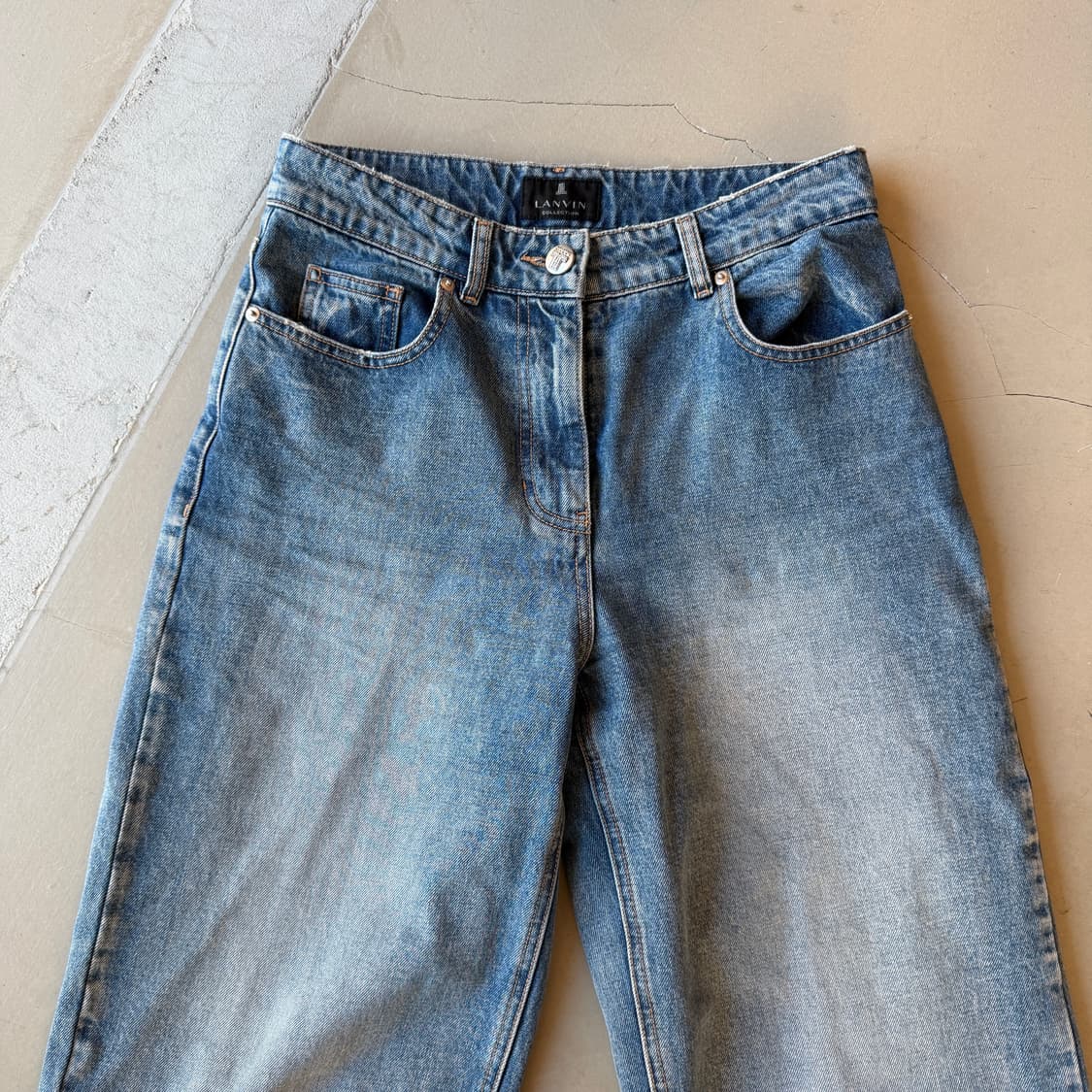 랑방 24ss 와이드 데님 팬츠 상품이미지3