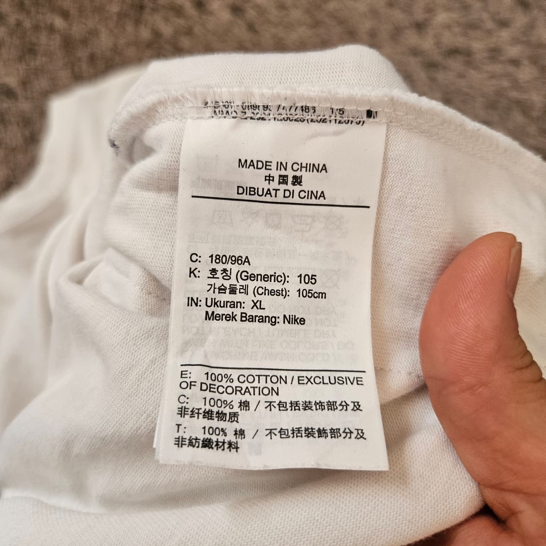 나이키(Nike)NSW CIBC 티셔츠 화이트 XL 상품이미지7