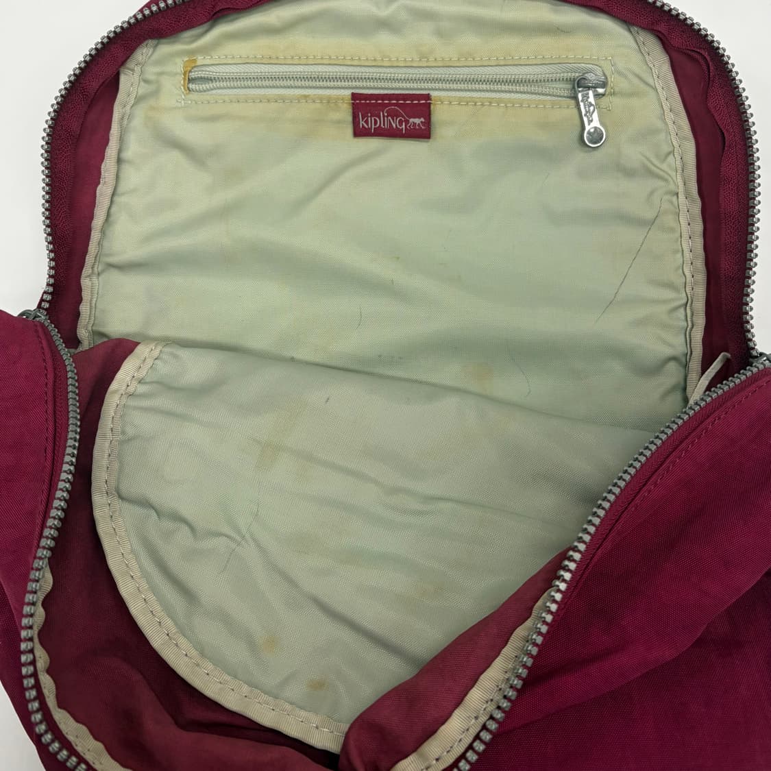 키플링 Y2K 빈티지 백팩 자주색 상품이미지5