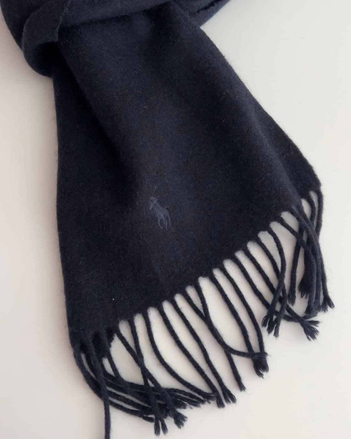폴로 랄프로렌 네이비 캐시미어 머플러 상품이미지2