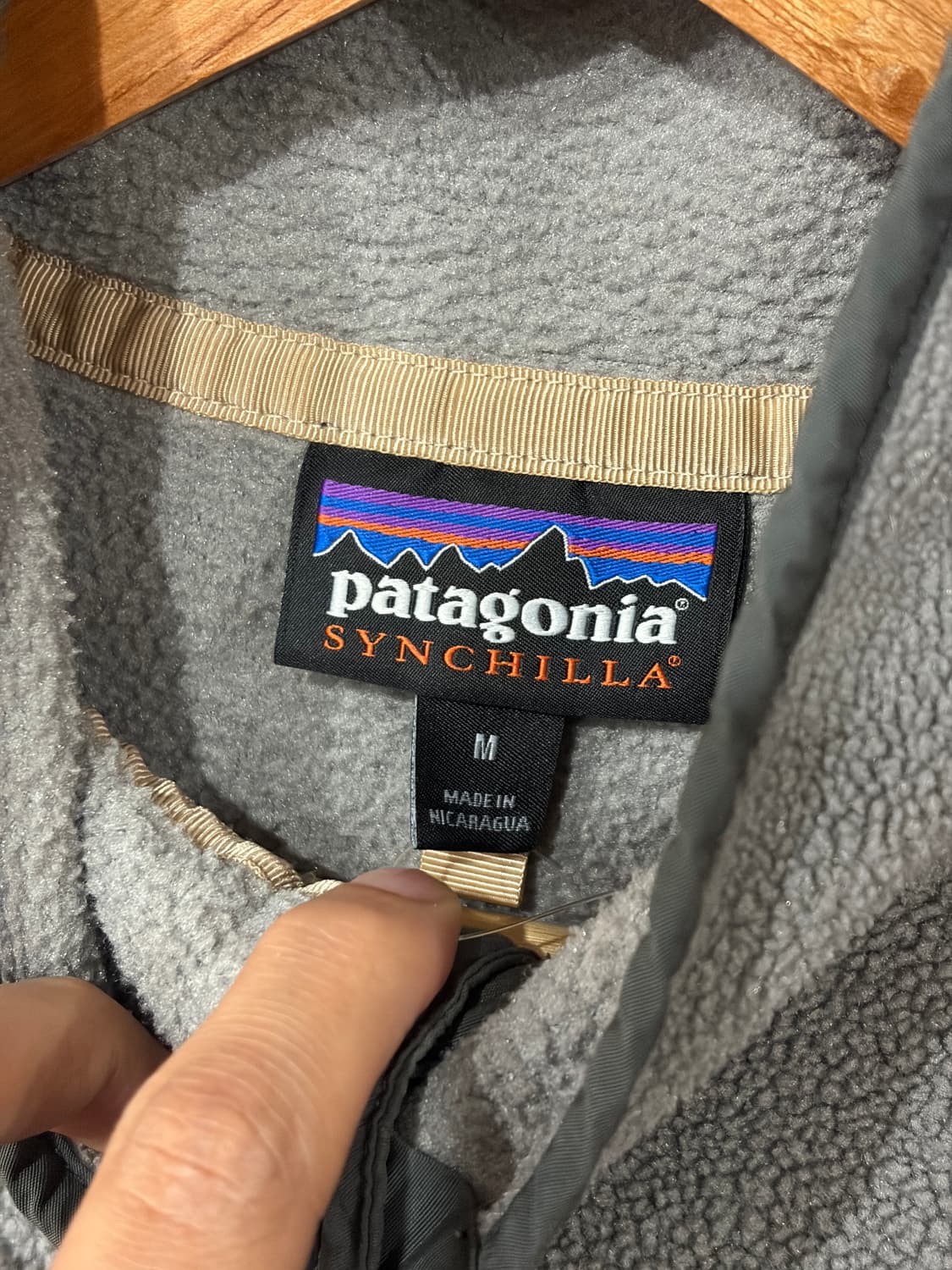 J7 파타고니아 신칠라 스냅T 플리스 M 상품이미지3