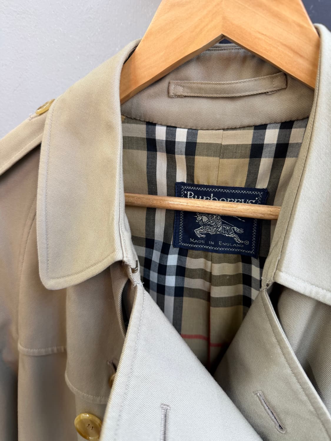 46/ 버버리 90s 아카이브 벨티드 트렌치코트 상품이미지5