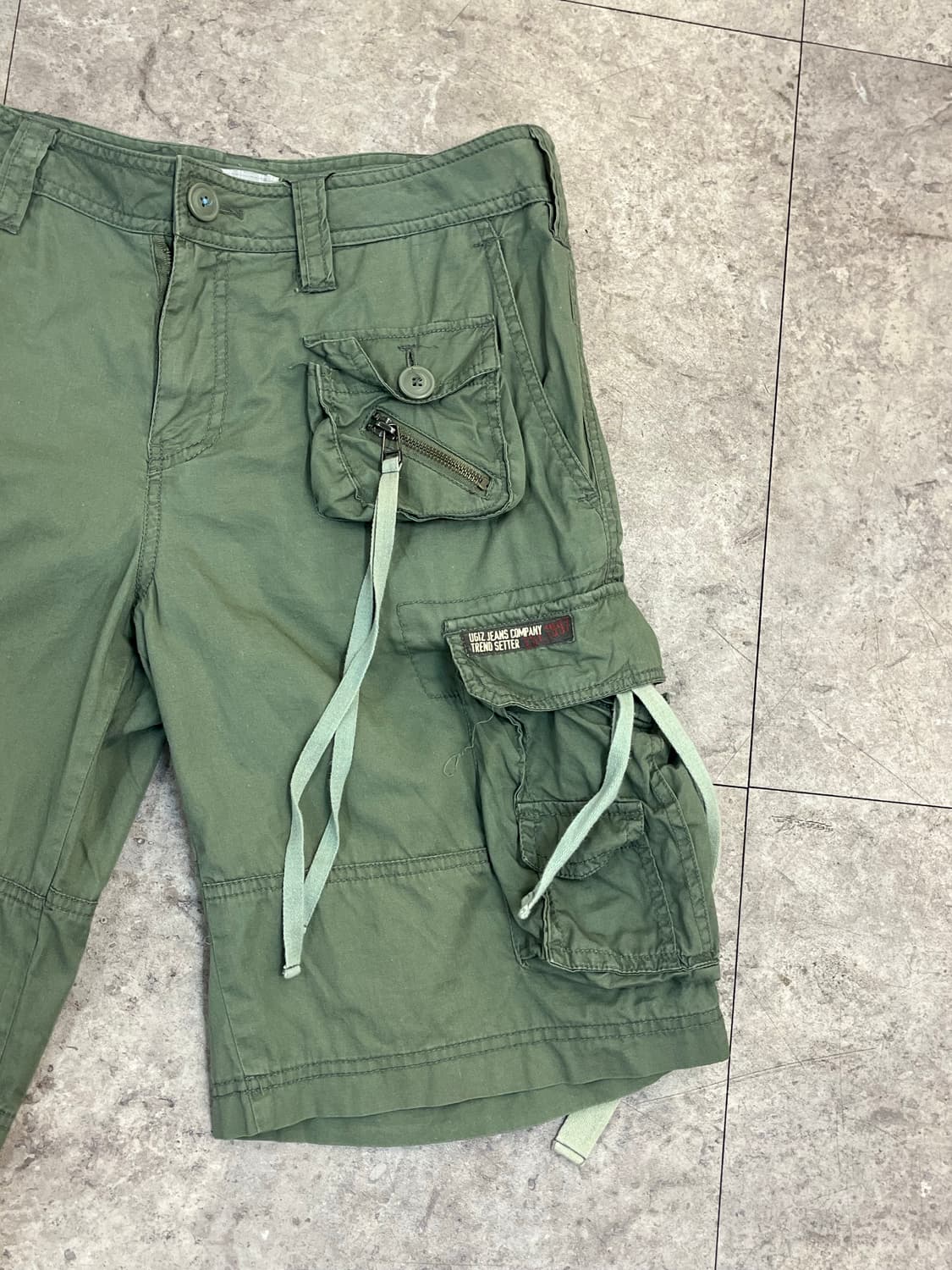 빈티지 카고 하프 팬츠 카키 #csz3432 상품이미지5