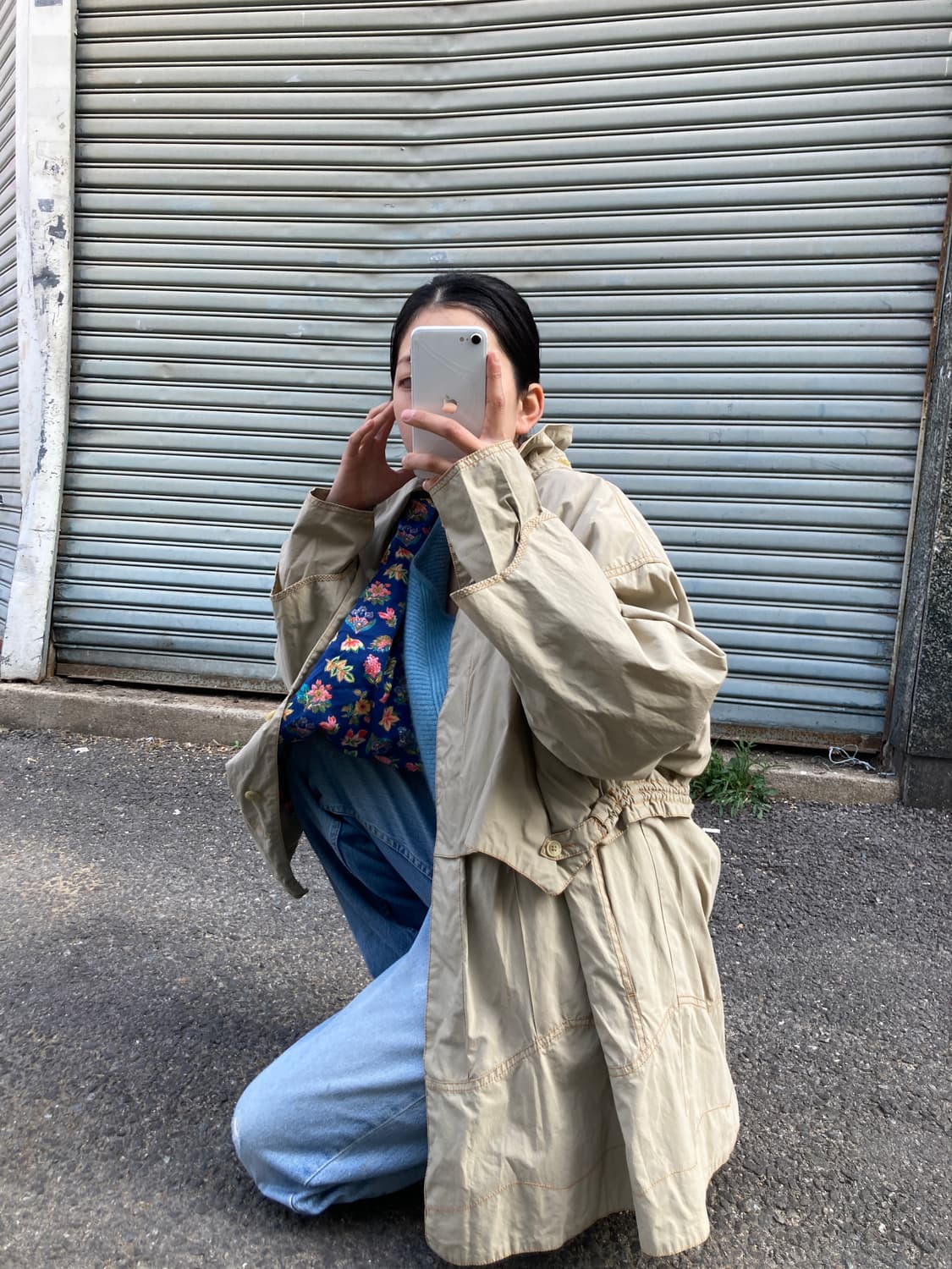 오일릴리 베이지 야상 상품이미지3