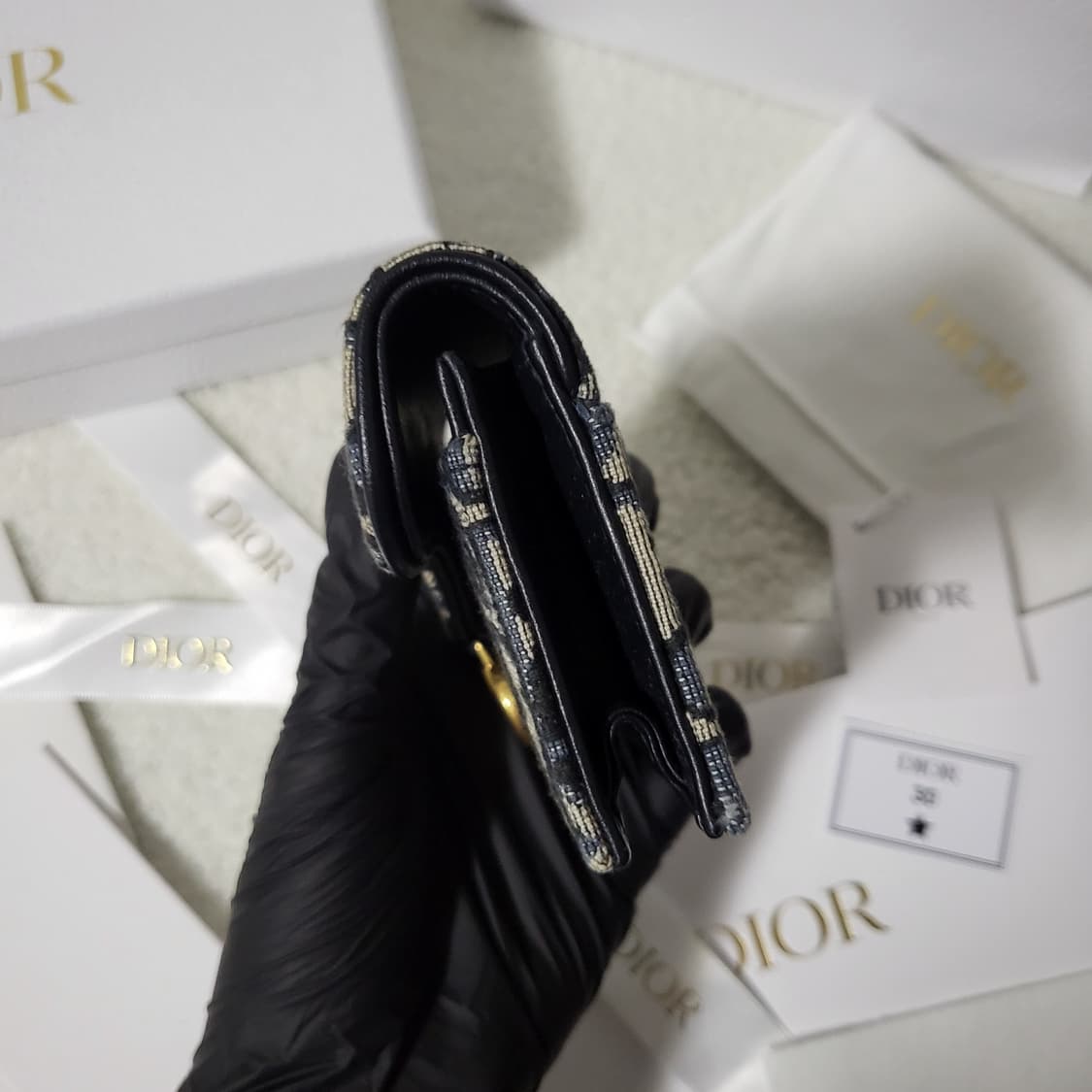 [신형/새상품급] 디올 오블리크 새들 카드지갑  상품이미지7