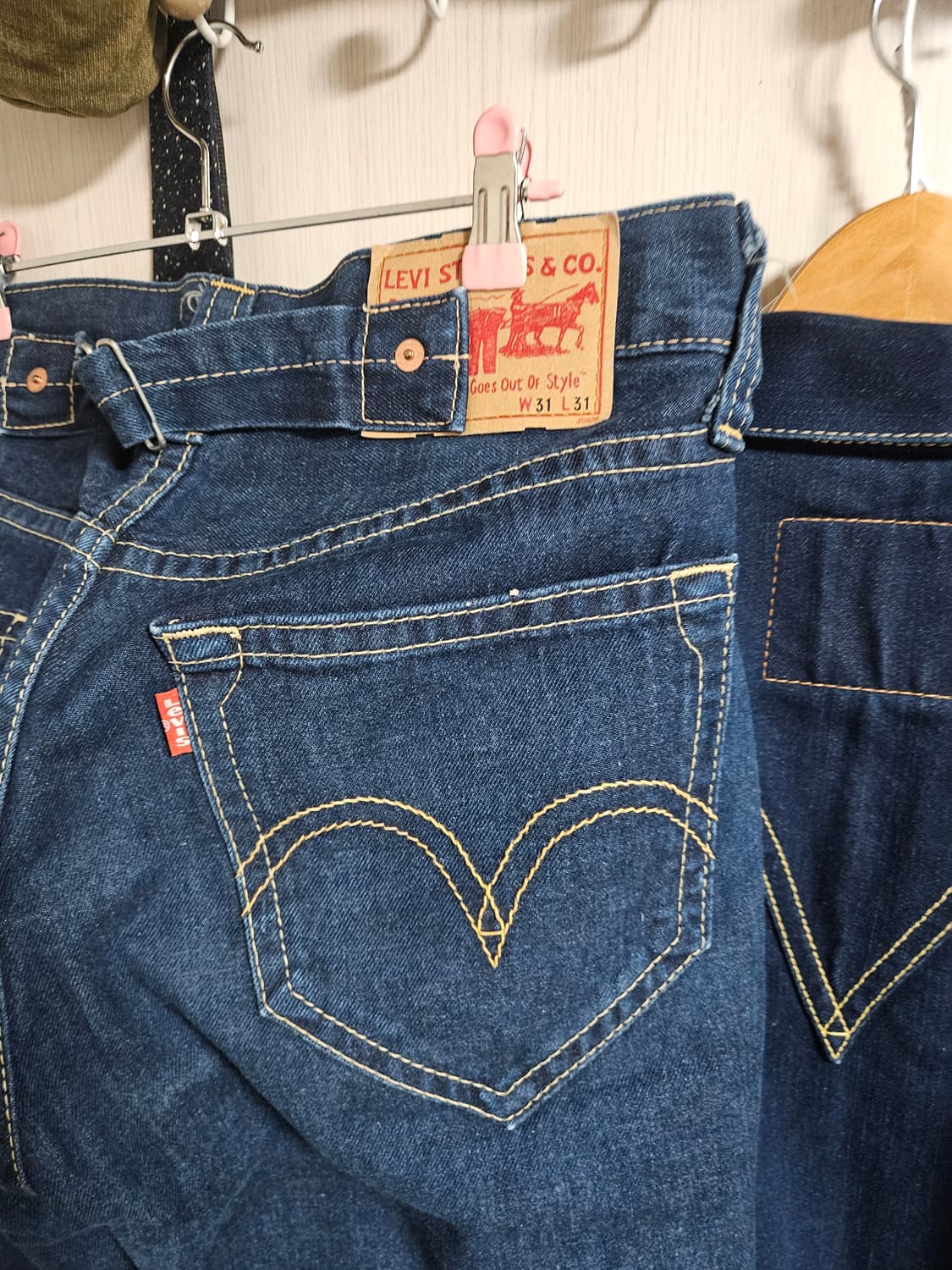 00년 리바이스 type1 셋업 상하의 판매 m/31 levis 상품이미지6