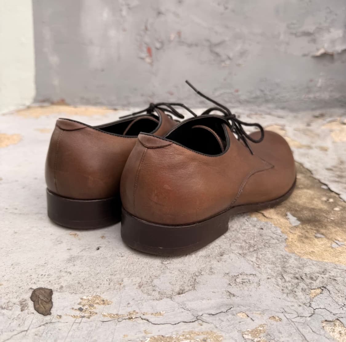 훕데두 카키브라운 더비 슈즈 280 상품이미지2