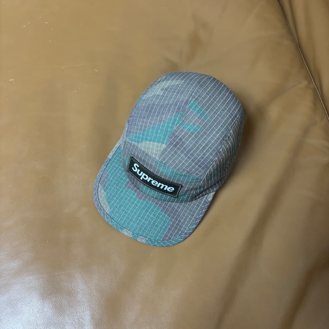 슈프림 캠프캡 모자 박스로고 24SS 립스탑 리플렉티브 우드랜드 카모 상품이미지7