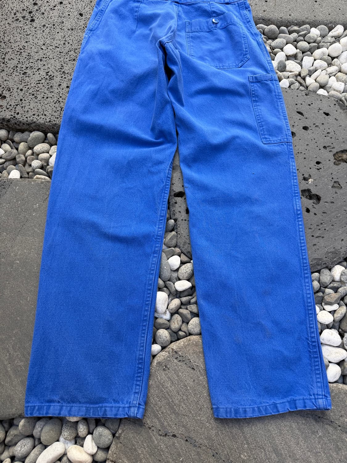 1970s VINTAGE WASHED BLUE FRENCH 프렌치워크팬츠 상품이미지9