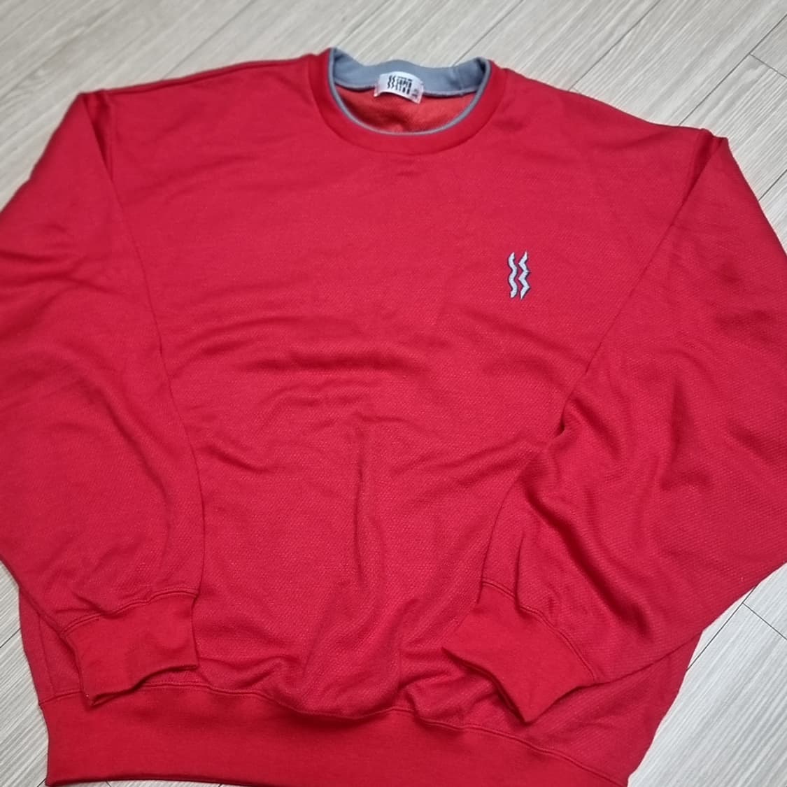 미즈노 Super STAR 빨간색 맨투맨 니트 티셔츠(100,105) 상품이미지1