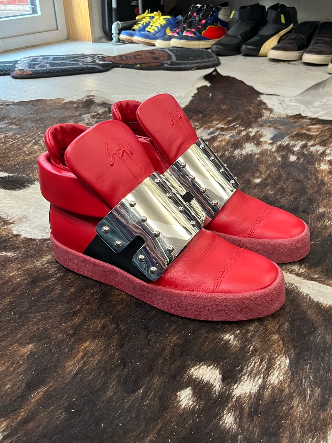 Giuseppe Zanotti Leather High Top Shoes 상품이미지5